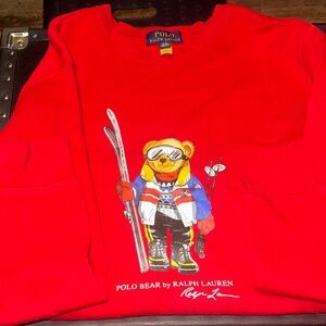Polo by Ralph Lauren Kids Red Bear Ski Hoodie